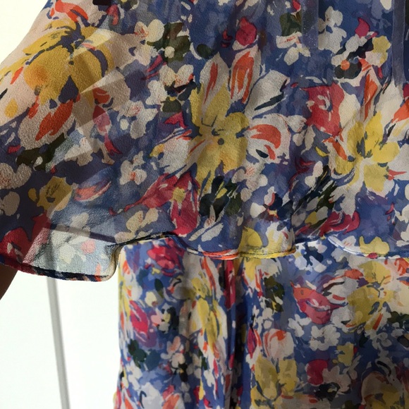 Tibi Silk Tiered Midi Dress - Picture 4 of 8